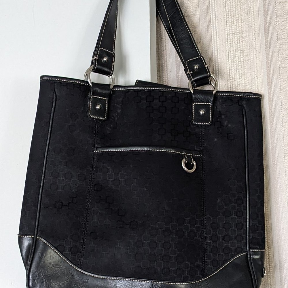 Black Nine West Tote Bag